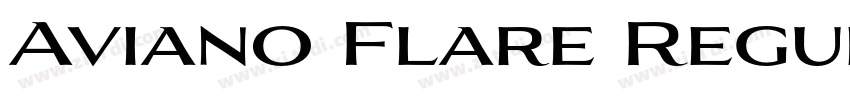 Aviano Flare Regula字体转换